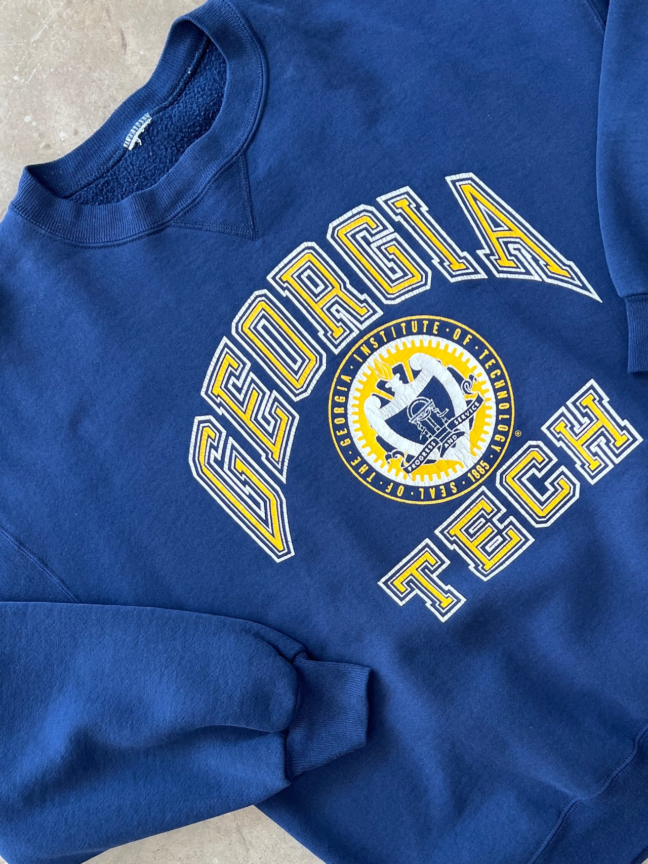 Georgia Tech Russell Athletics Crewneck
