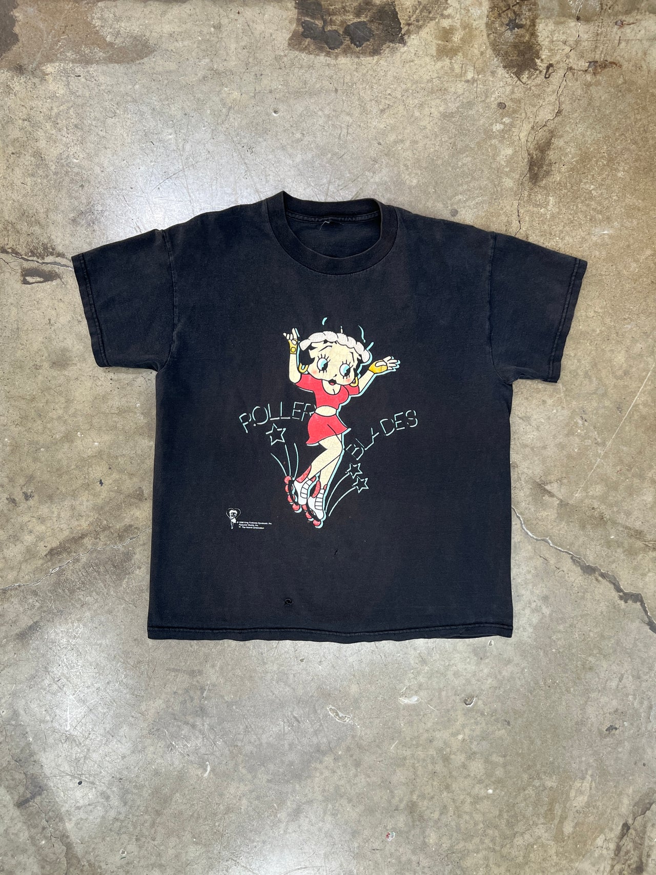 1998 Betty Boop Rollerskates Tee