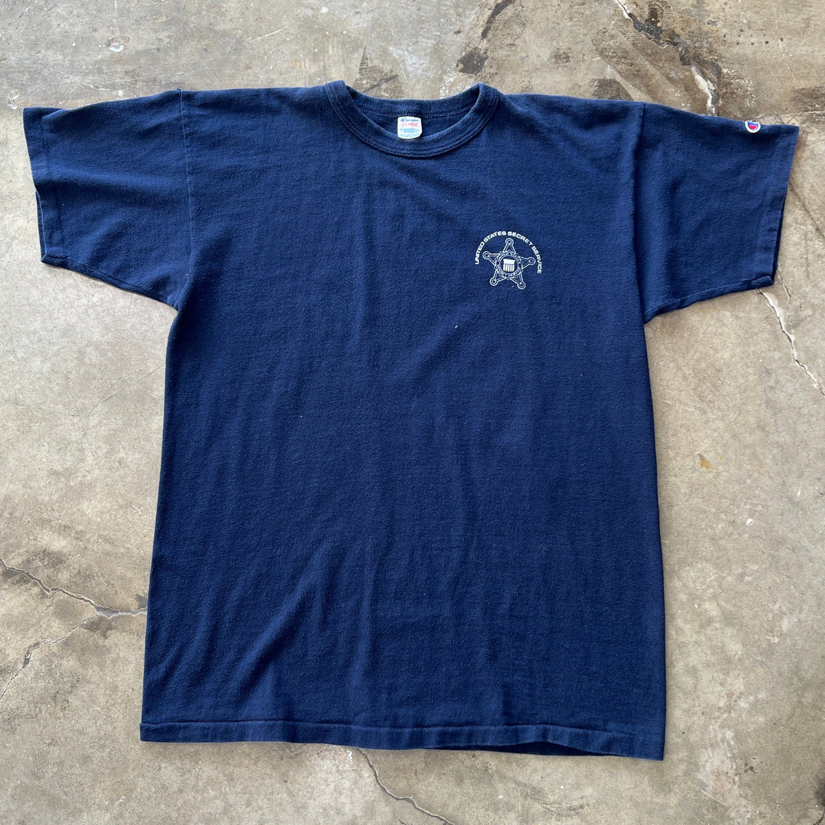 Champion United States Secret Service Service Single Stitch Tee