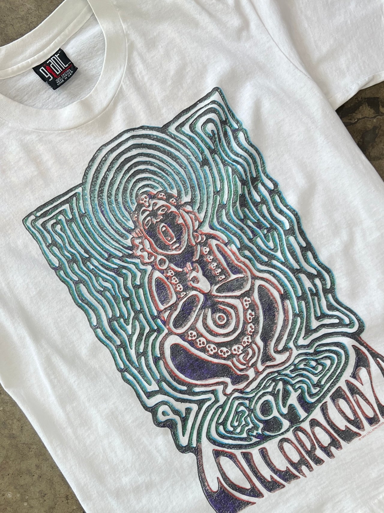 1994 Lollapalooza Music Festival Psychedelic Tee