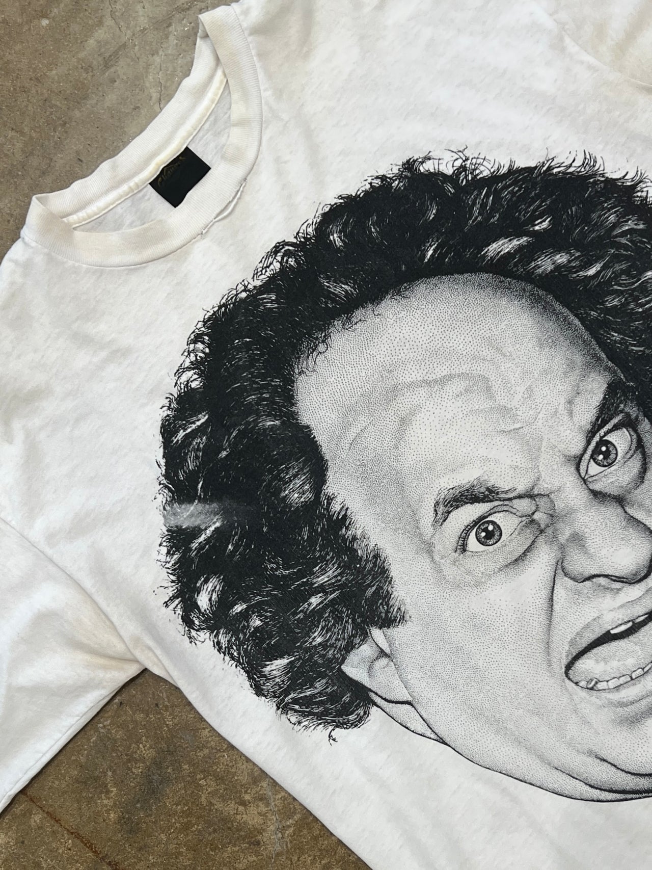 1993 The Three Stooges Larry Big Face Changes Tee