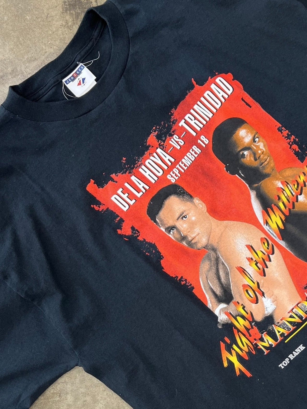 De La Hoya v Trinidad Boxing Fight of the Millennium Boxing Tee