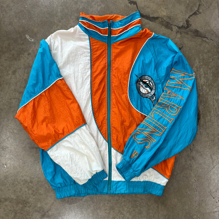 Pro Player Miami Marlins Windbreaker Color Block