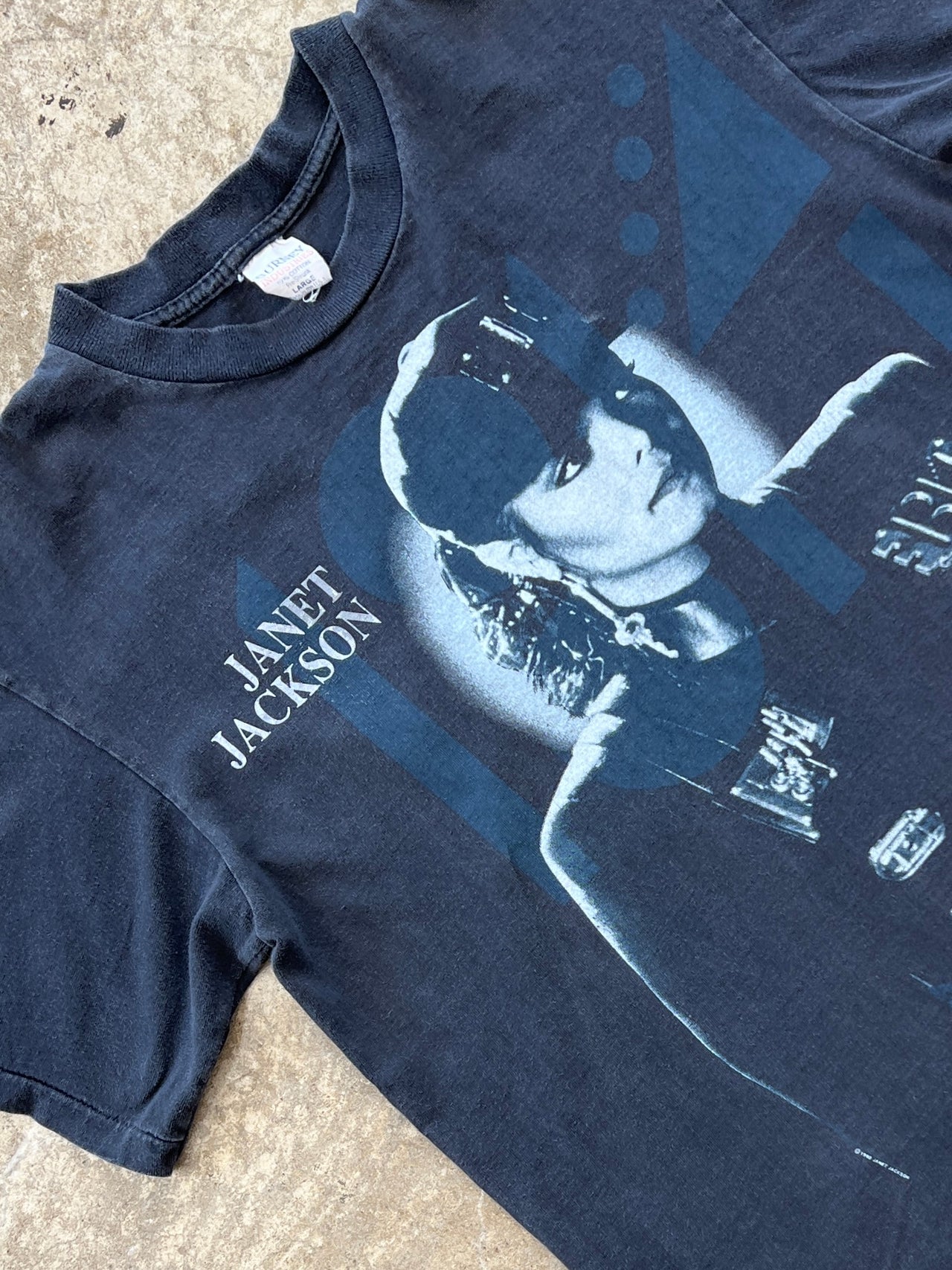 1990 Janet Jackson No Tour Date Concert Tee