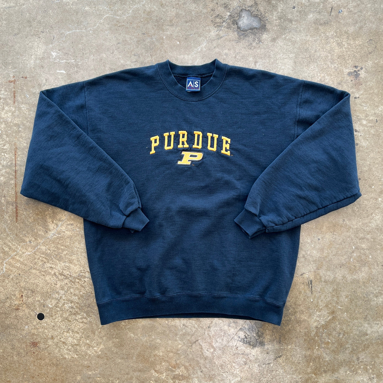 Y2K Purdue Embroidered College University Crewneck