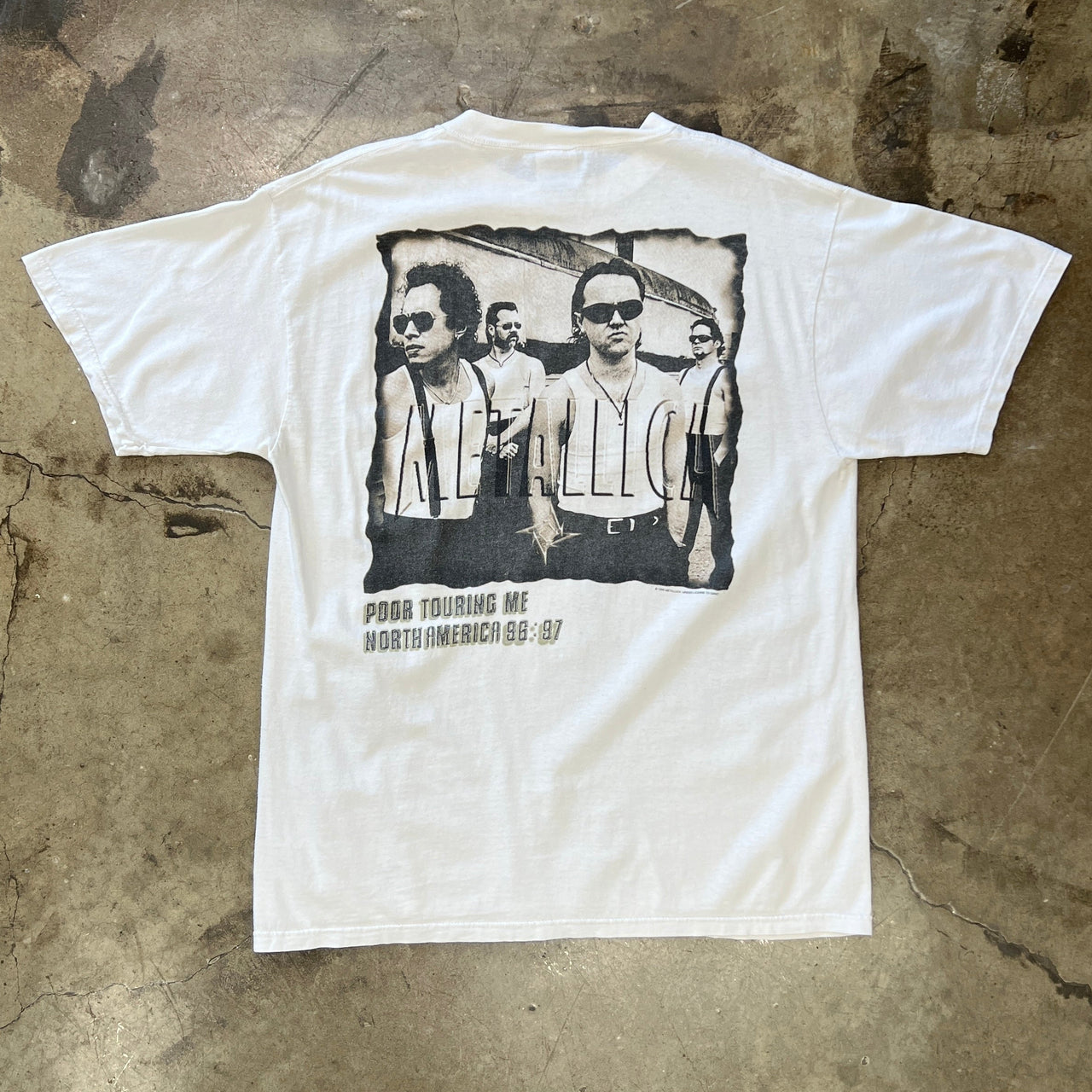 90s Metallica Poor Touring Tour Band Tee