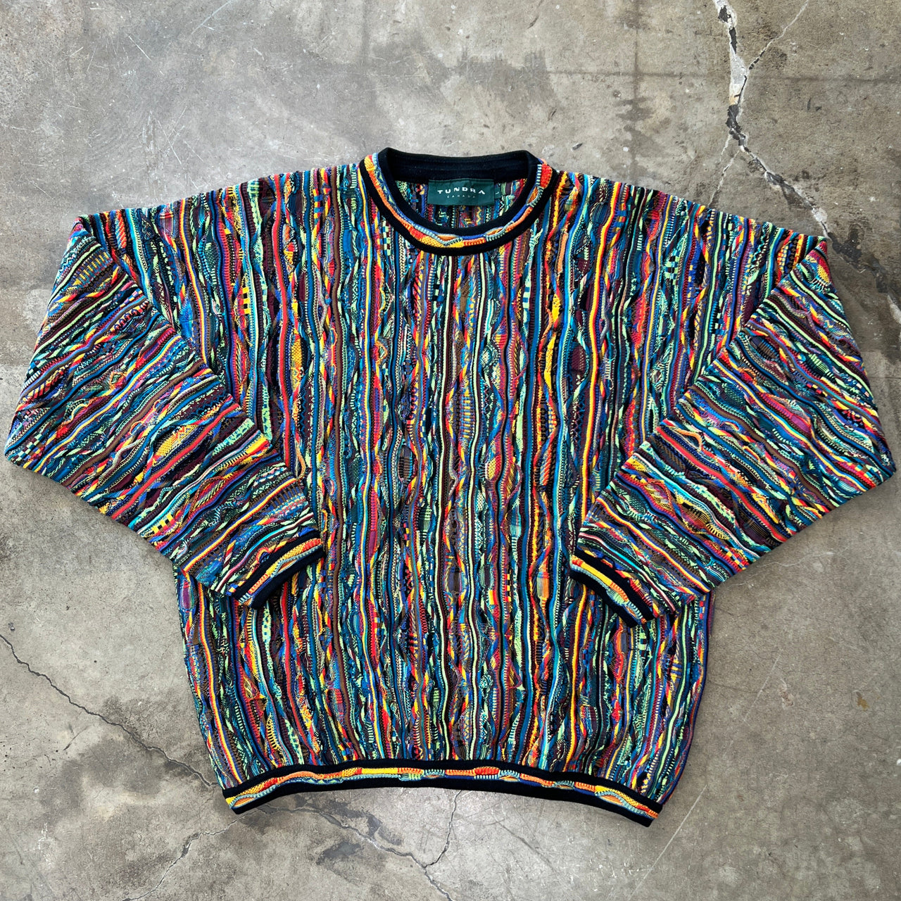 90s Tundra Canada Coogi Style Knit Sweater