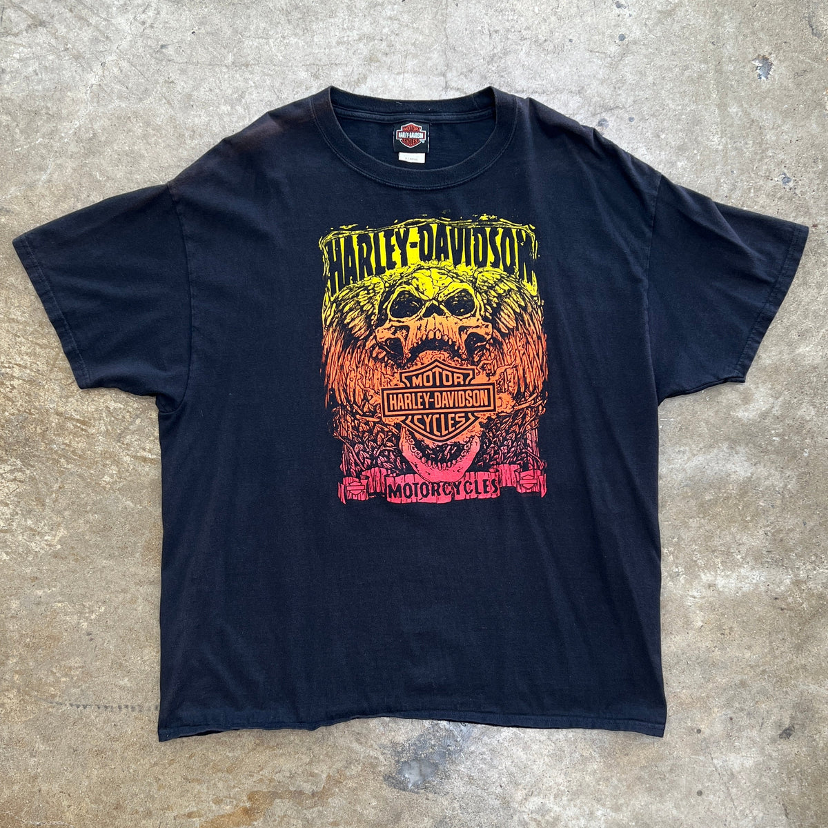 Harley Davidson Pikes Peak Colorado Skull Motorcycle Tee