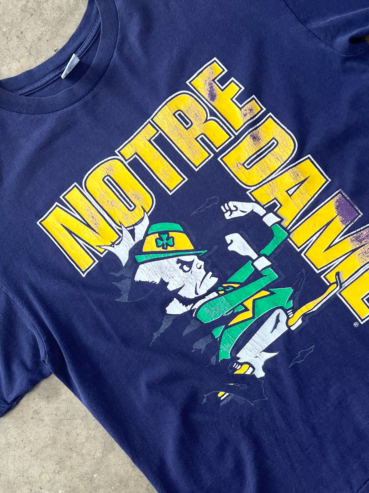 90s Fighting Irish Notre Dame College Tee
