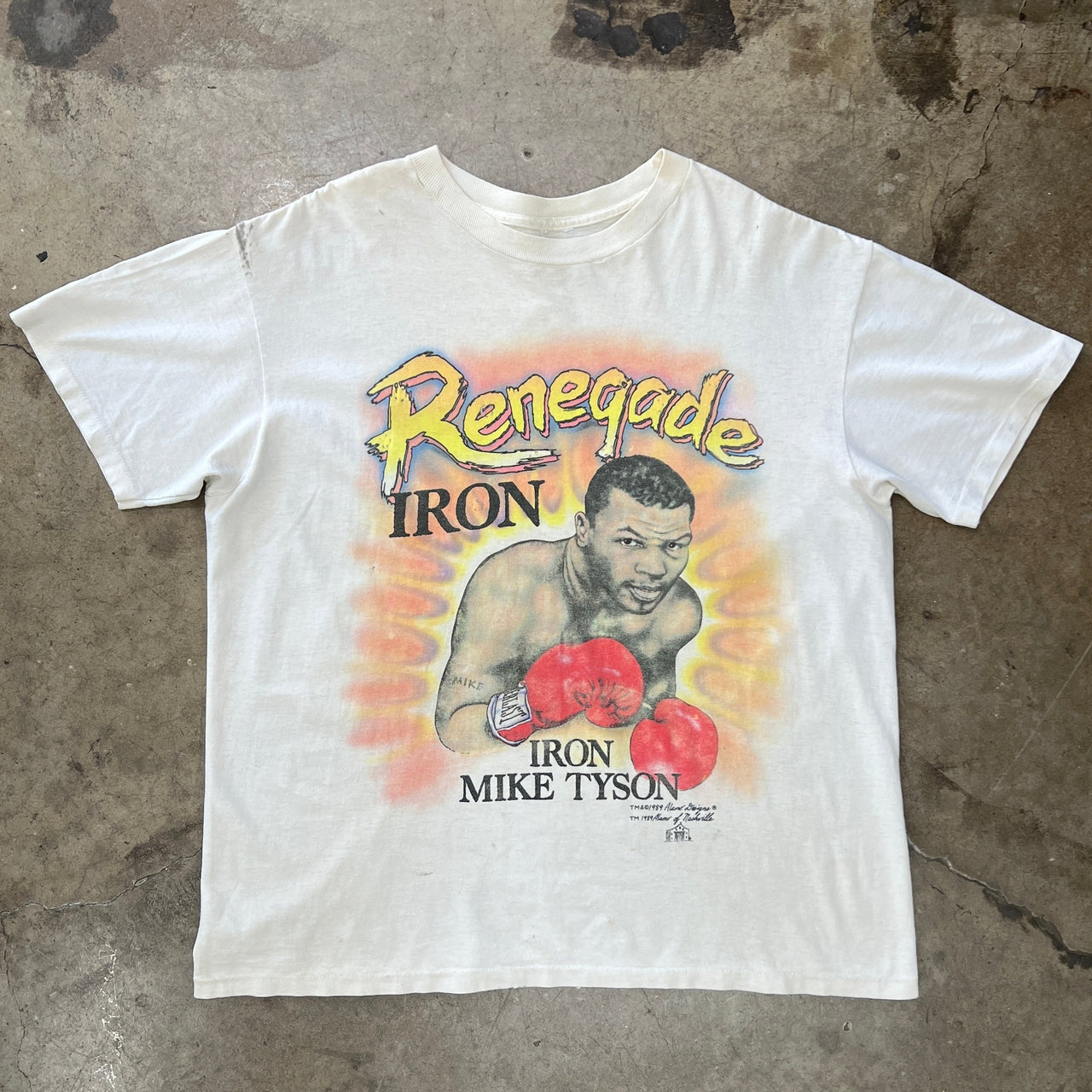 1989 Mike Tyson Renegade Iron Boxing Tee