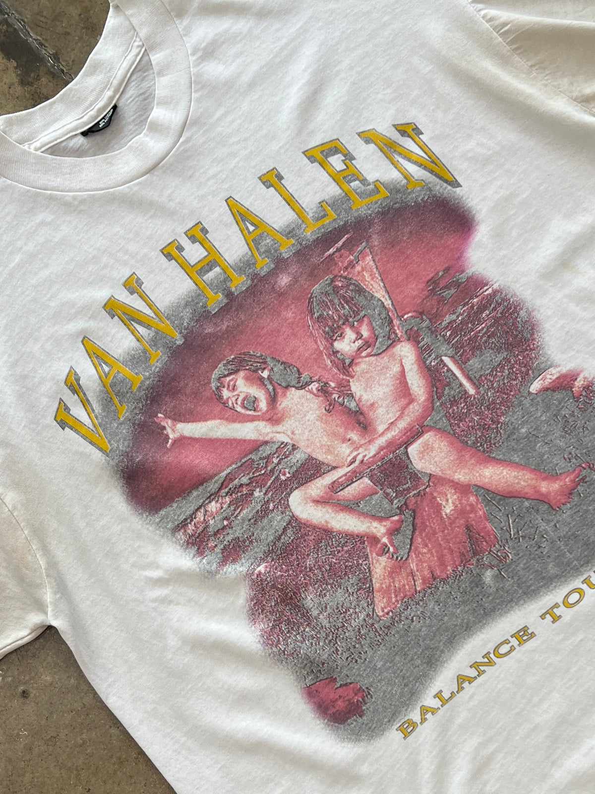 1995 Van Halen Balance Tour Rock Band Tee