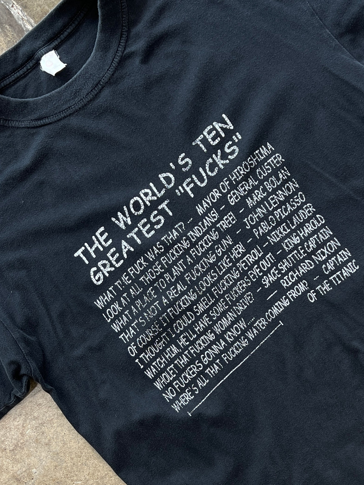 Greatest Fucks Comedy Graphic Tee