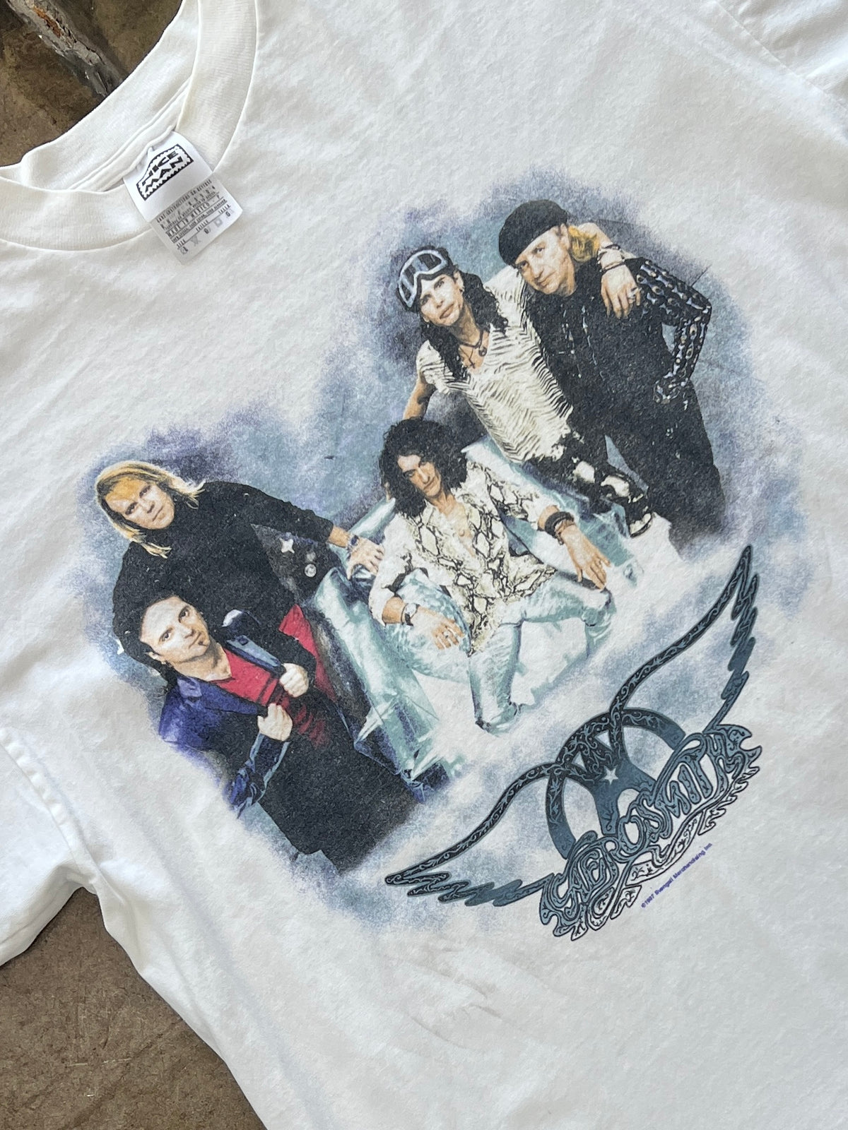 1997 Aerosmith Nine Lives North American Tour Band Tee