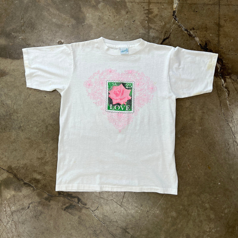 Love Rose Stamp ADCO Single Stitch Tee