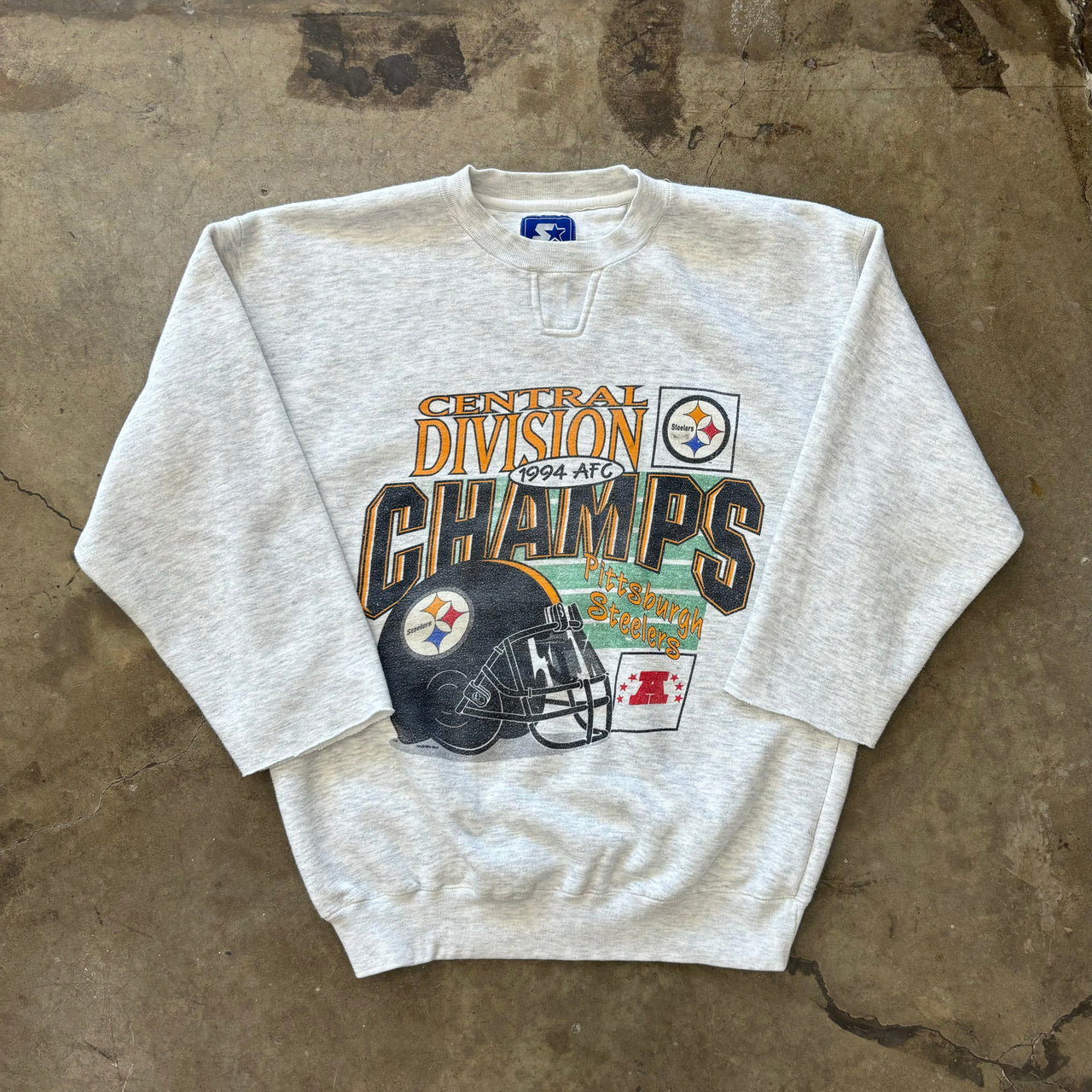 1994 Starter Steelers Division Champions Crewneck