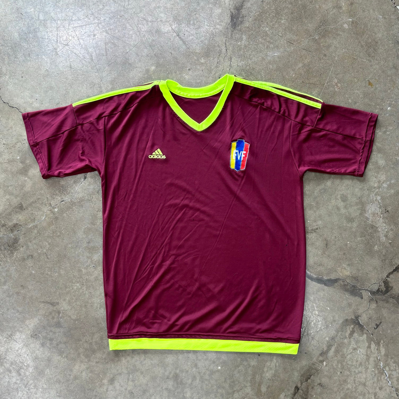 Adidas Venezuela FVF Futbol Soccer Jersey