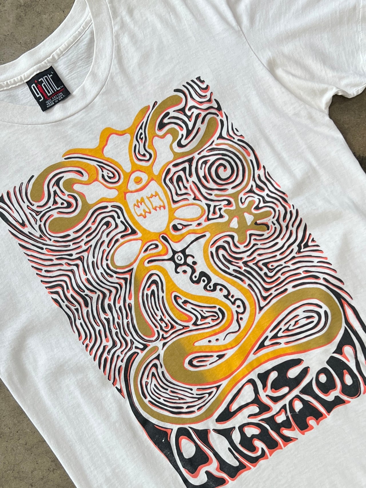 1993 Lollapalooza Music Festival Psychedelic Single Stitch Tee
