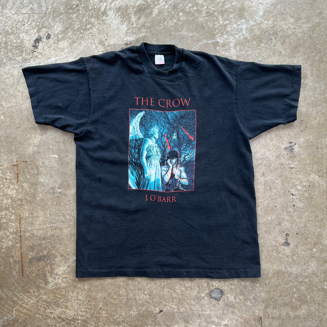 90s The Crow Comic Book Manga Tee