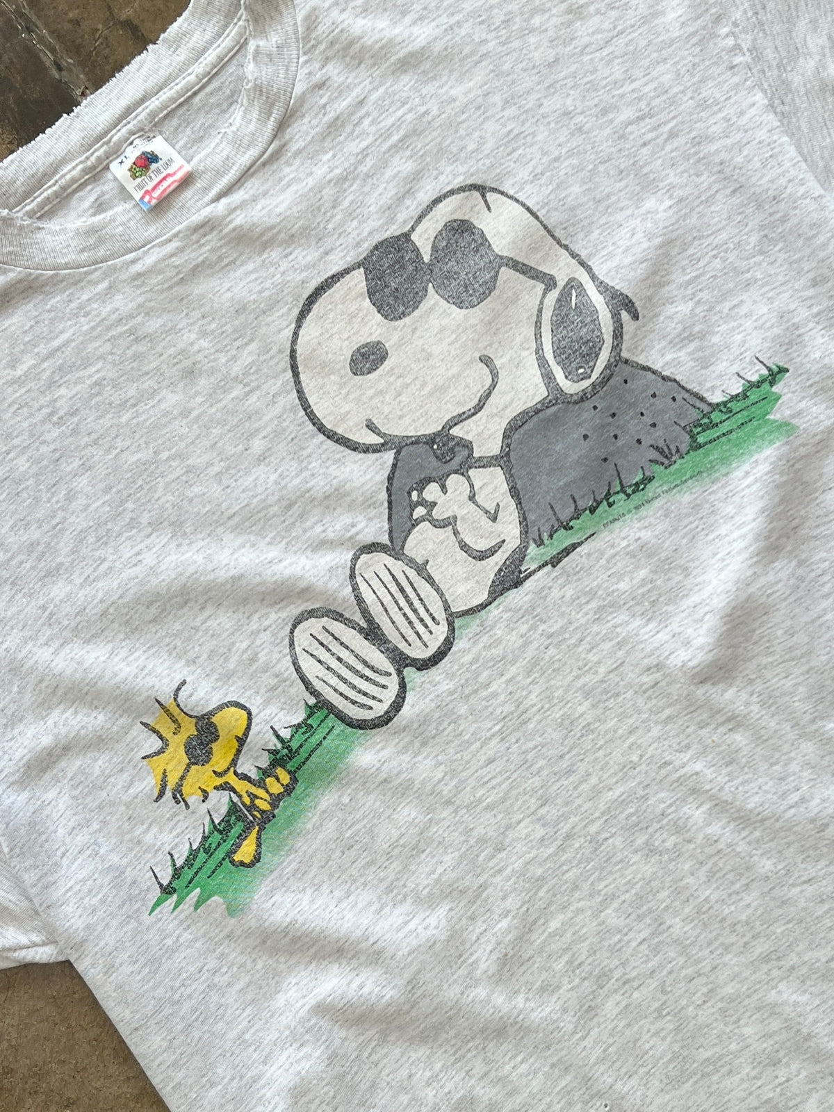1994 Peanuts Snoopy Woodstock Tee
