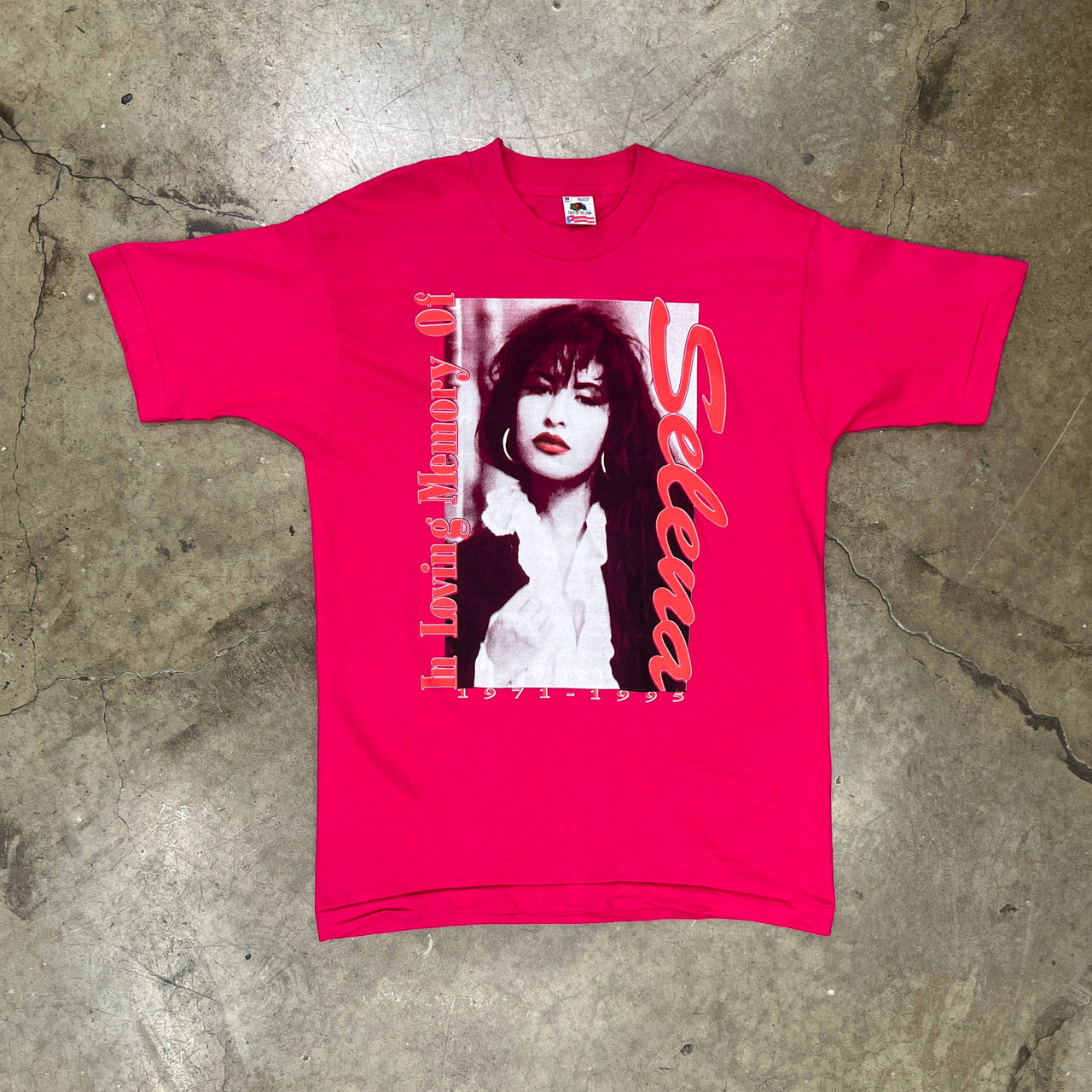 1995 In Loving Memory Selena Quintanilla Memorial Tee Single Stitch