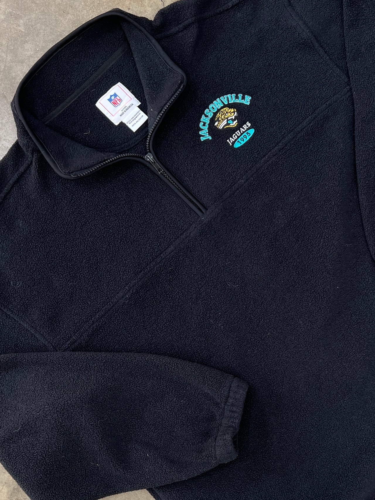 1995 NFL Jacksonville Jaguars Fleece Quarter Zip
