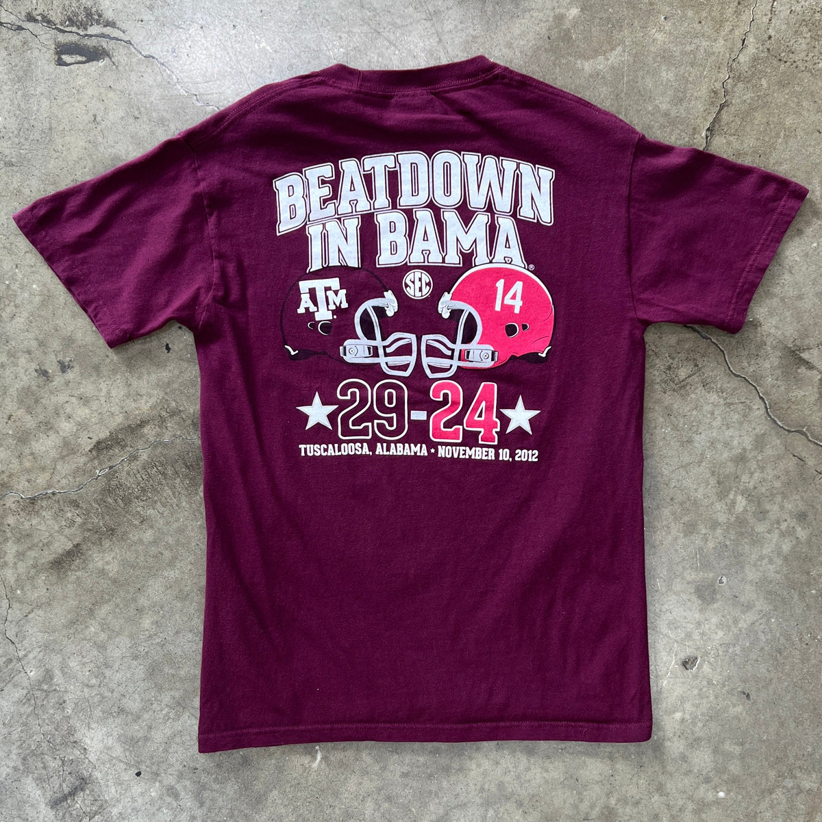Texas A&M vs. Alabama Football Game Beatdown Tee