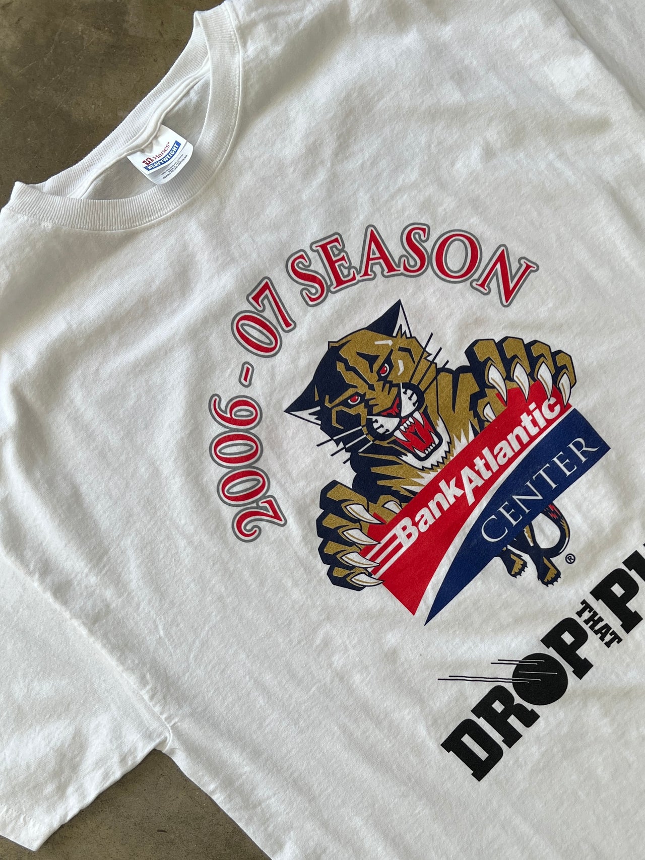 2006 Y2k Florida Panthers Drop That Puck Hockey Tee