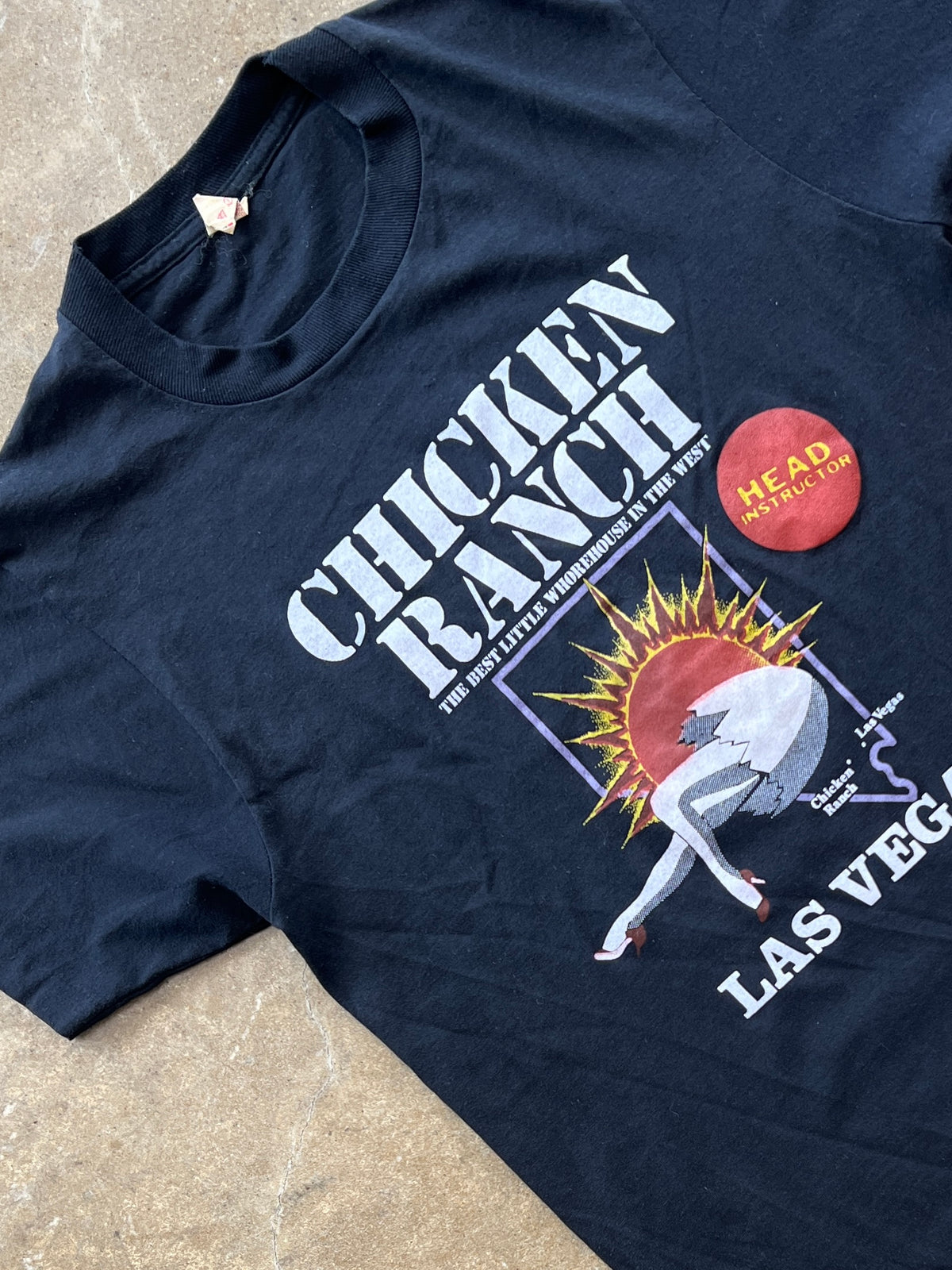Chicken Ranch Las Vegas Attraction Promo Single Stitch Tee