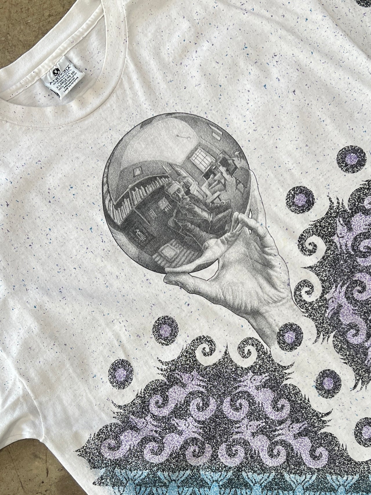 AOP 90s M.C. Escher Portait Tee
