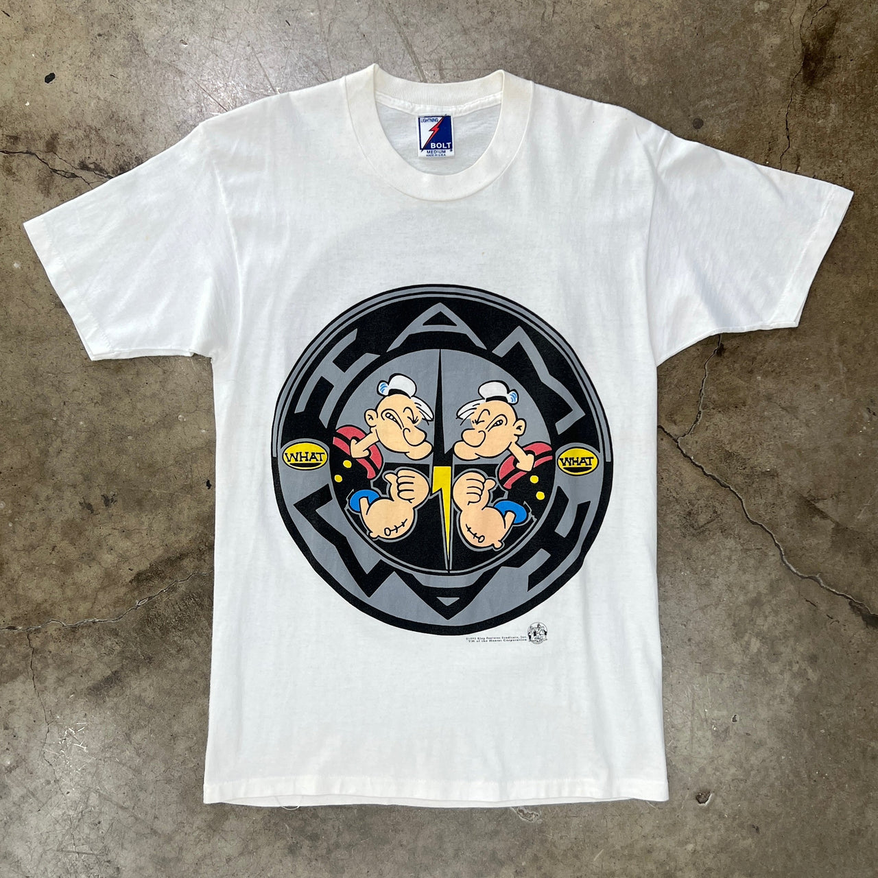 1993 Popeye the Sailor I am What Single Stitch Promo Tee