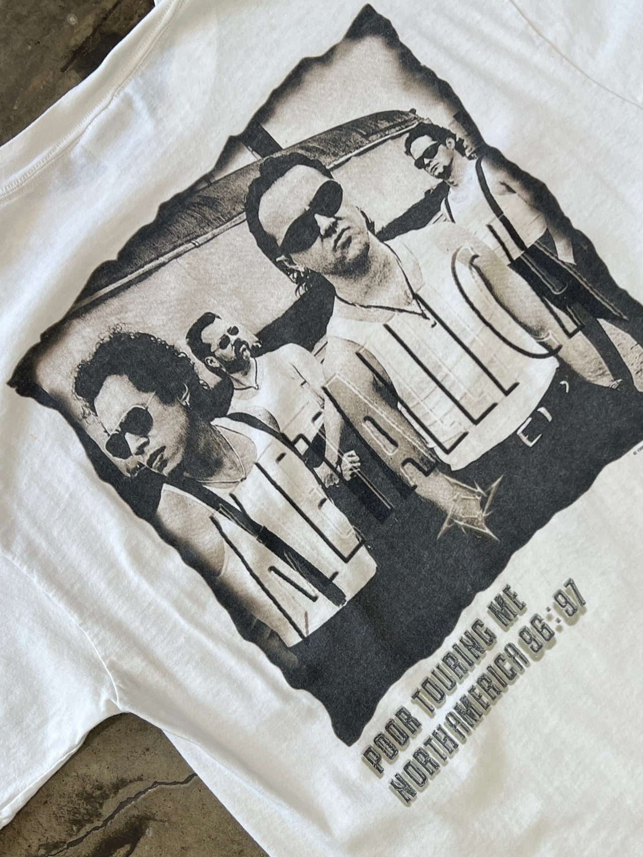 90s Metallica Poor Touring Tour Band Tee