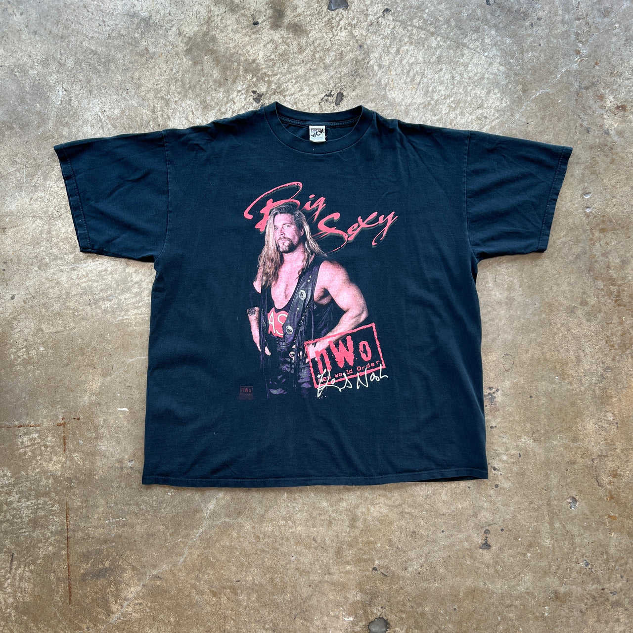 1998 WCW NWO Kevin Nash Big Sexy Wolfpack Tee