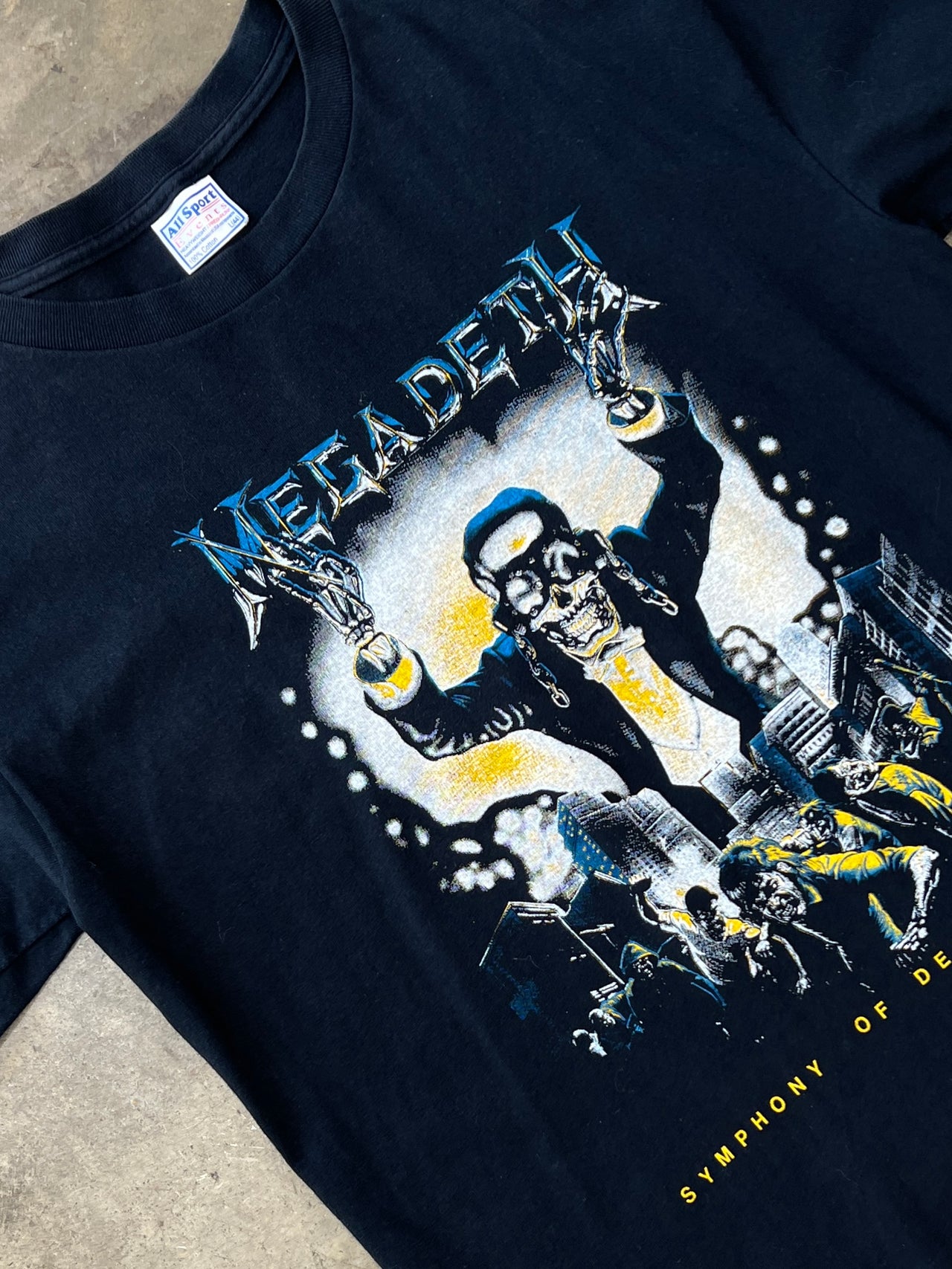 90s Megadeth Symphony of Destruction Single Stitch Tee All Sport