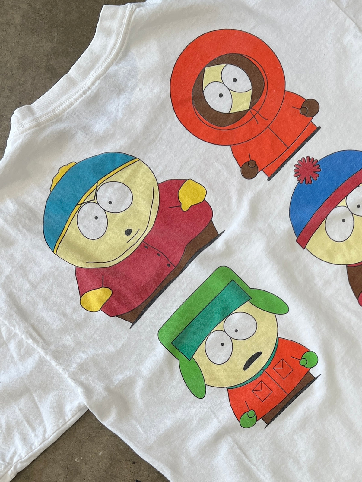 1998 South Park Character Cast Cartman Kenny Tee