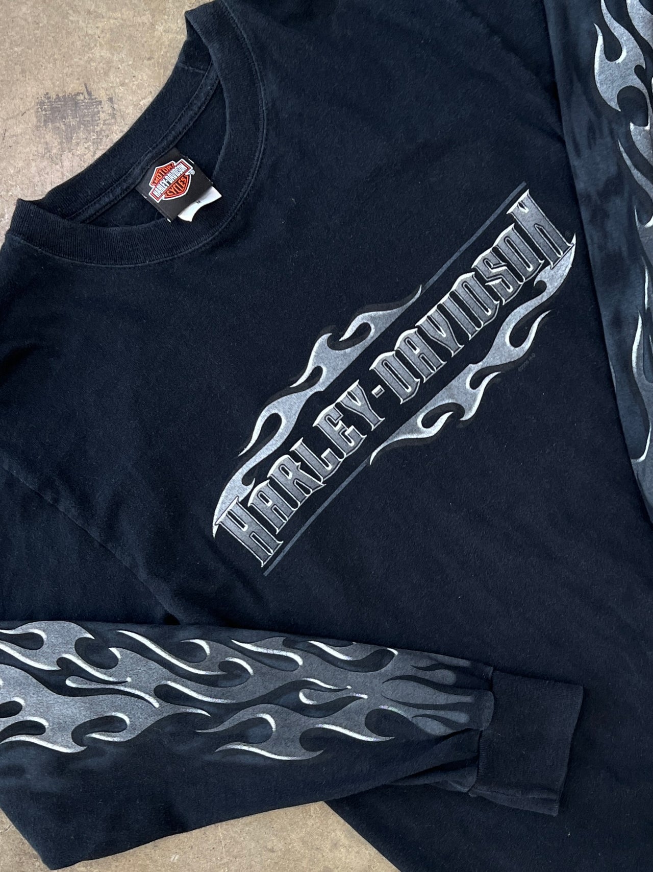 2006 Harley Davidson y2k Pasadena Texas Flame Long Sleeve