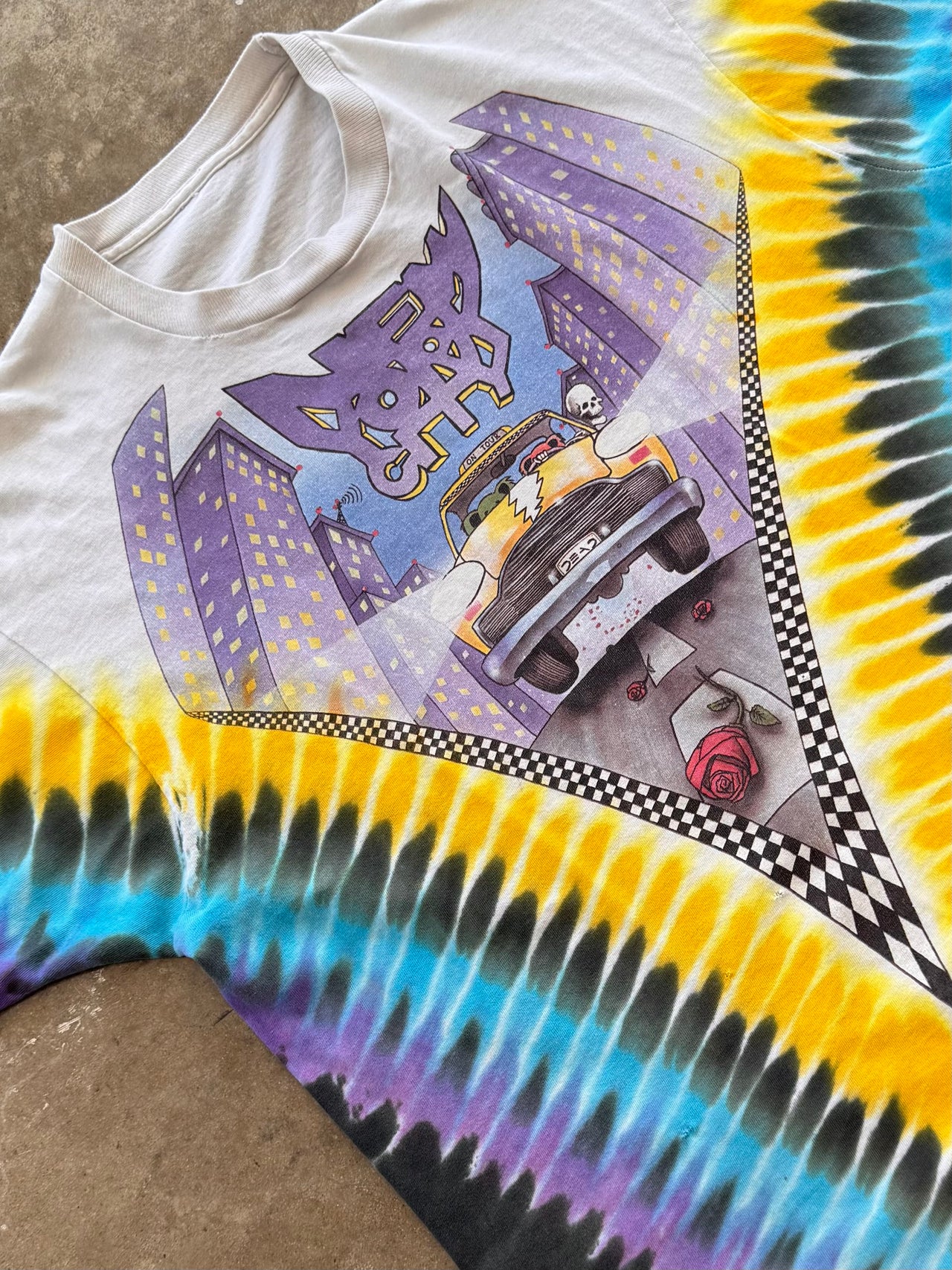 1990 Grateful Dead New York City Taxi Tour Tee