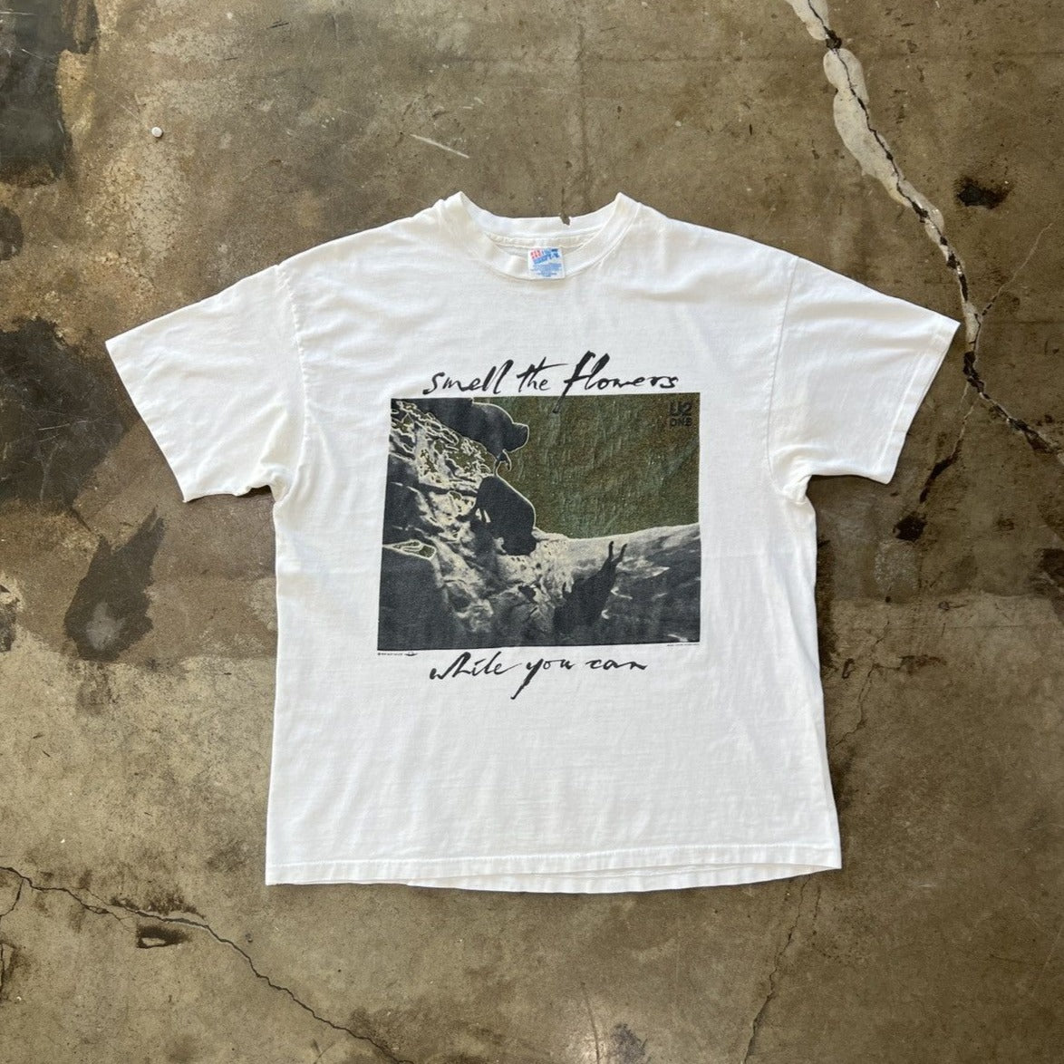 U2 Smell the Flowers While You Can Tee