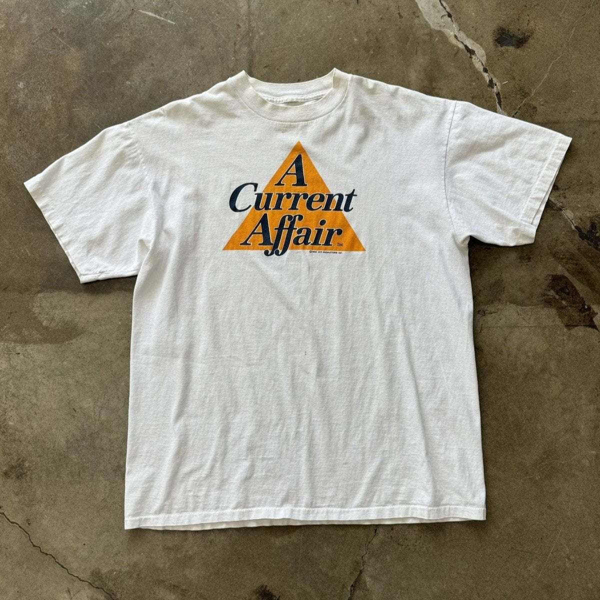 A Current Affair Tv Single Stitch Tee