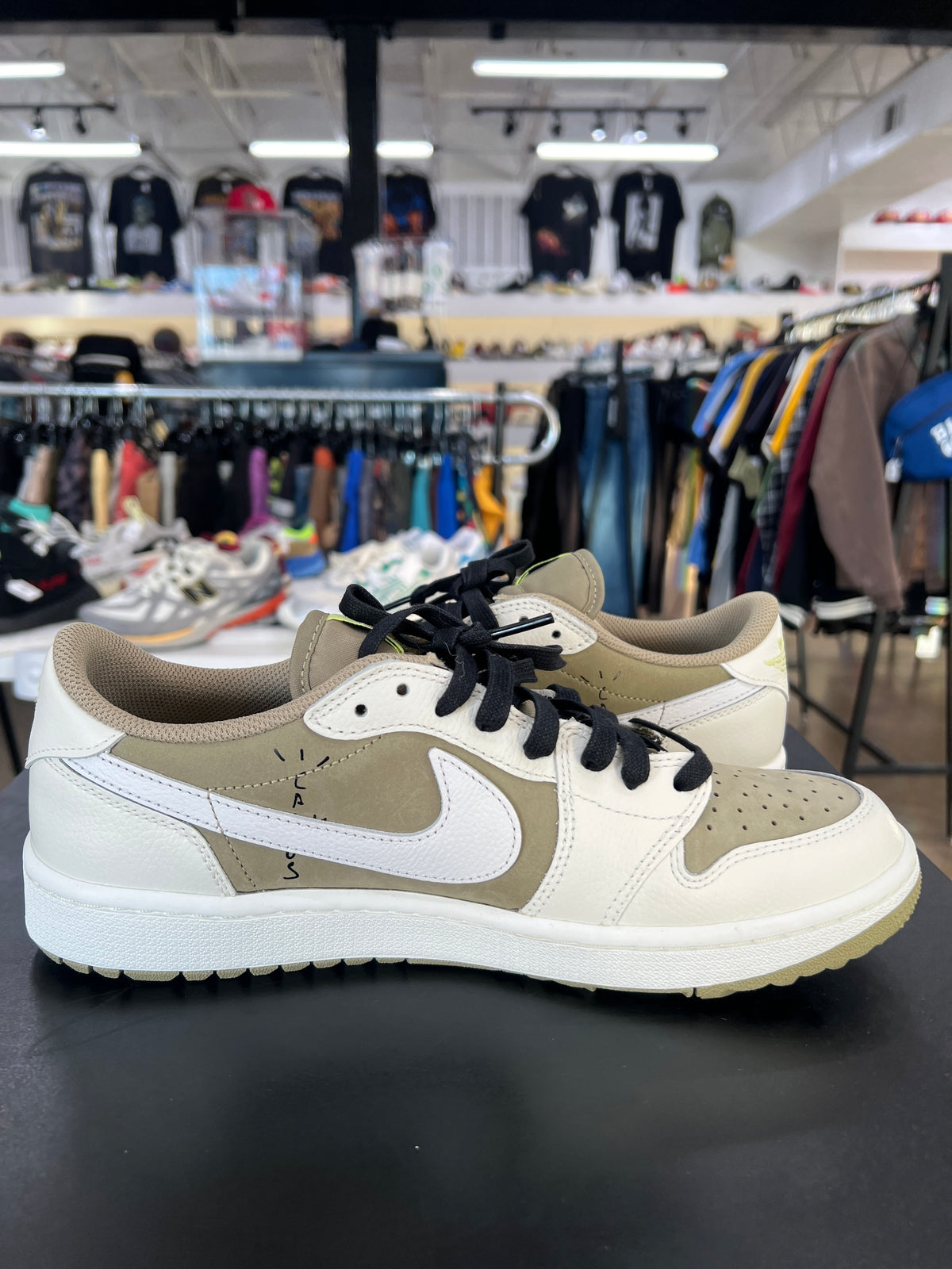 Air Jordan 1 Low Golf Travis Scott Olive (2023)