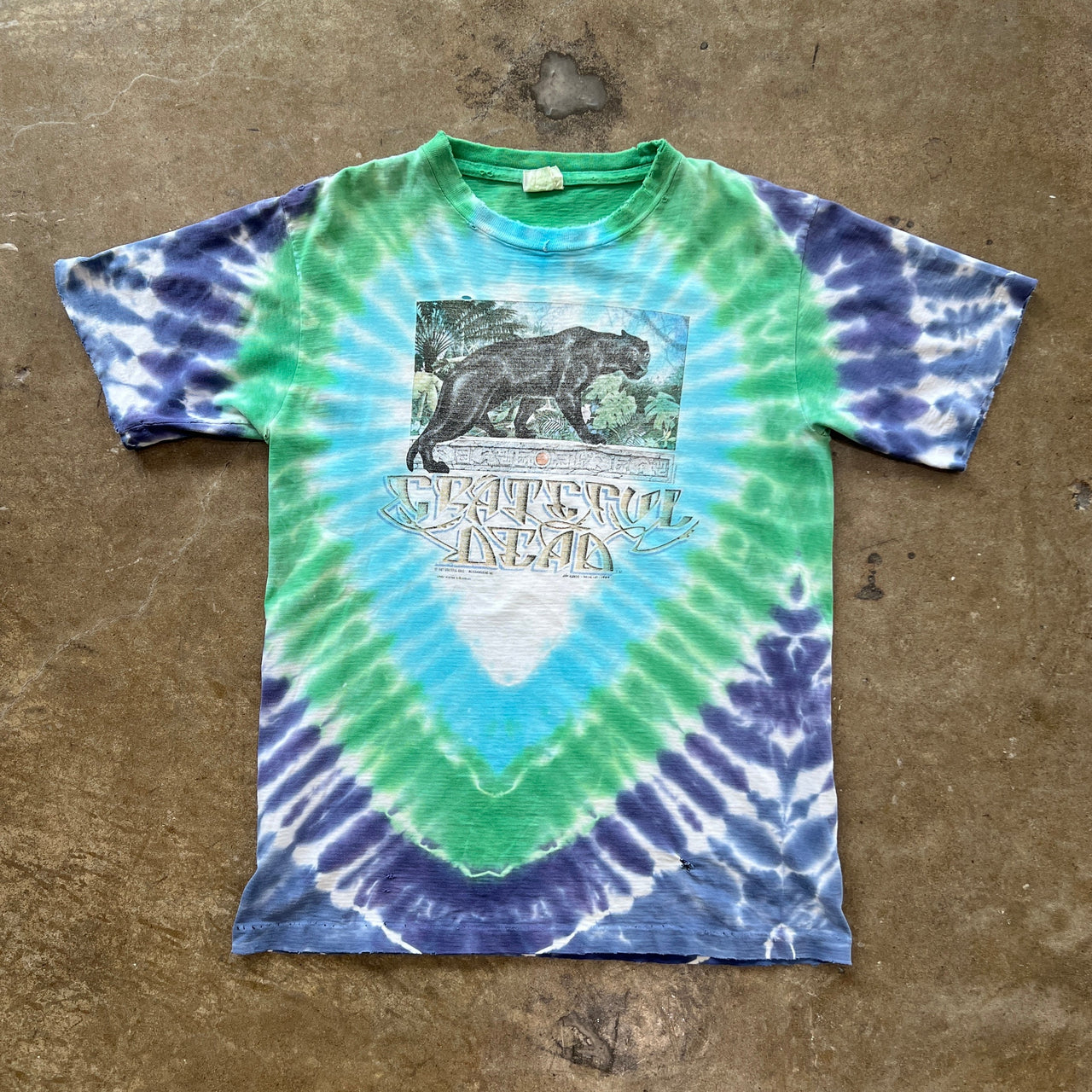 1987 Grateful Dead Rainforest Gone Dyed Tee