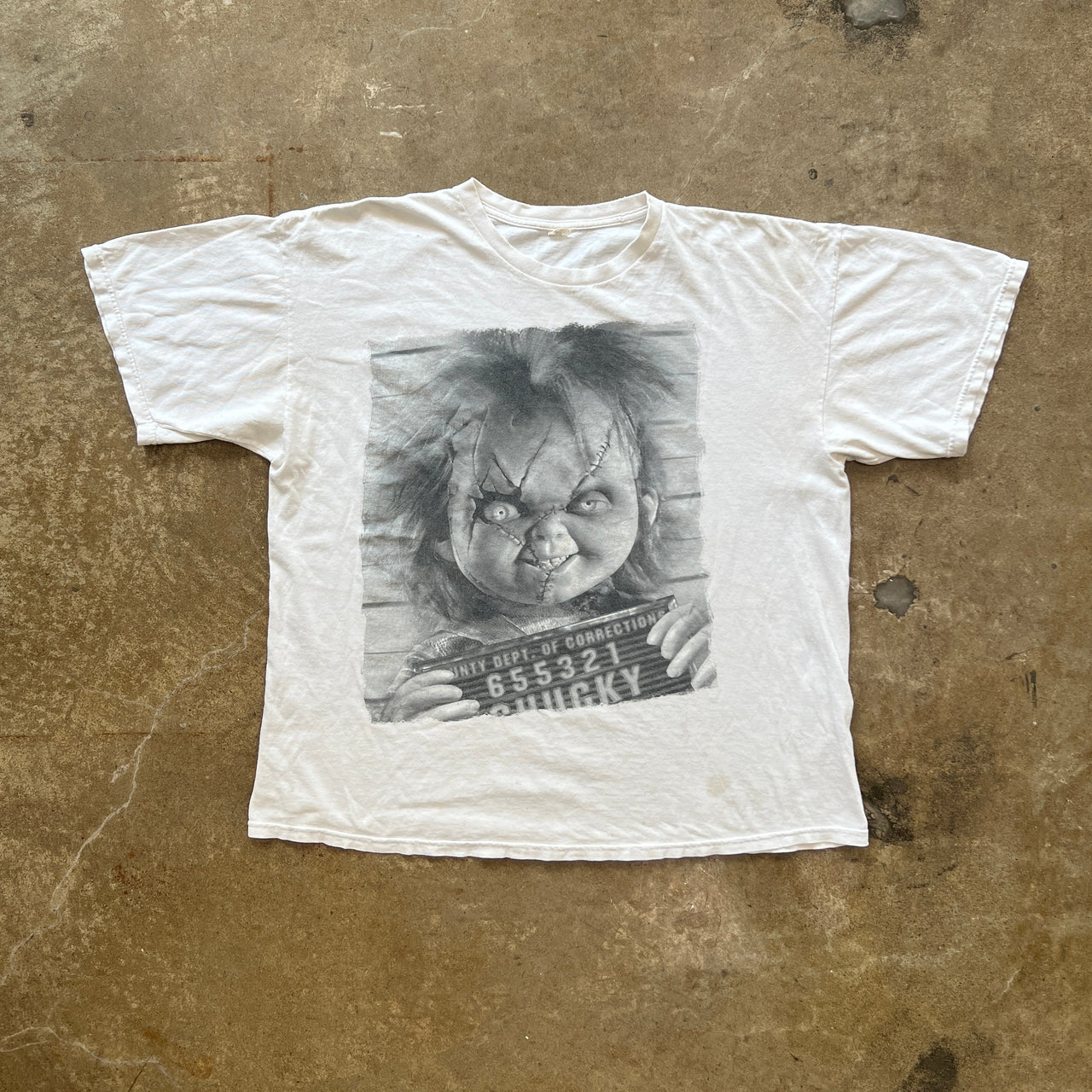 Mugshot Chucky Movie Promo Tee