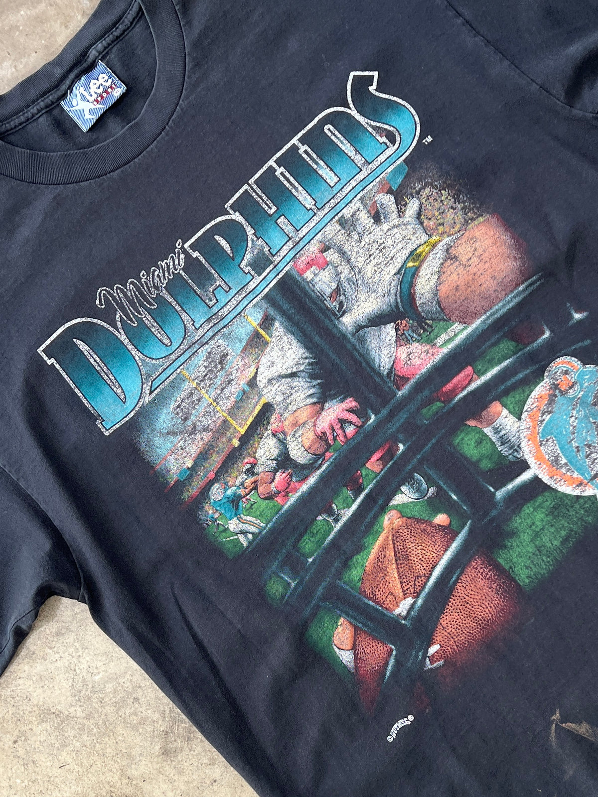 1995 NFL Miami Dolphins Lee Sports Tee