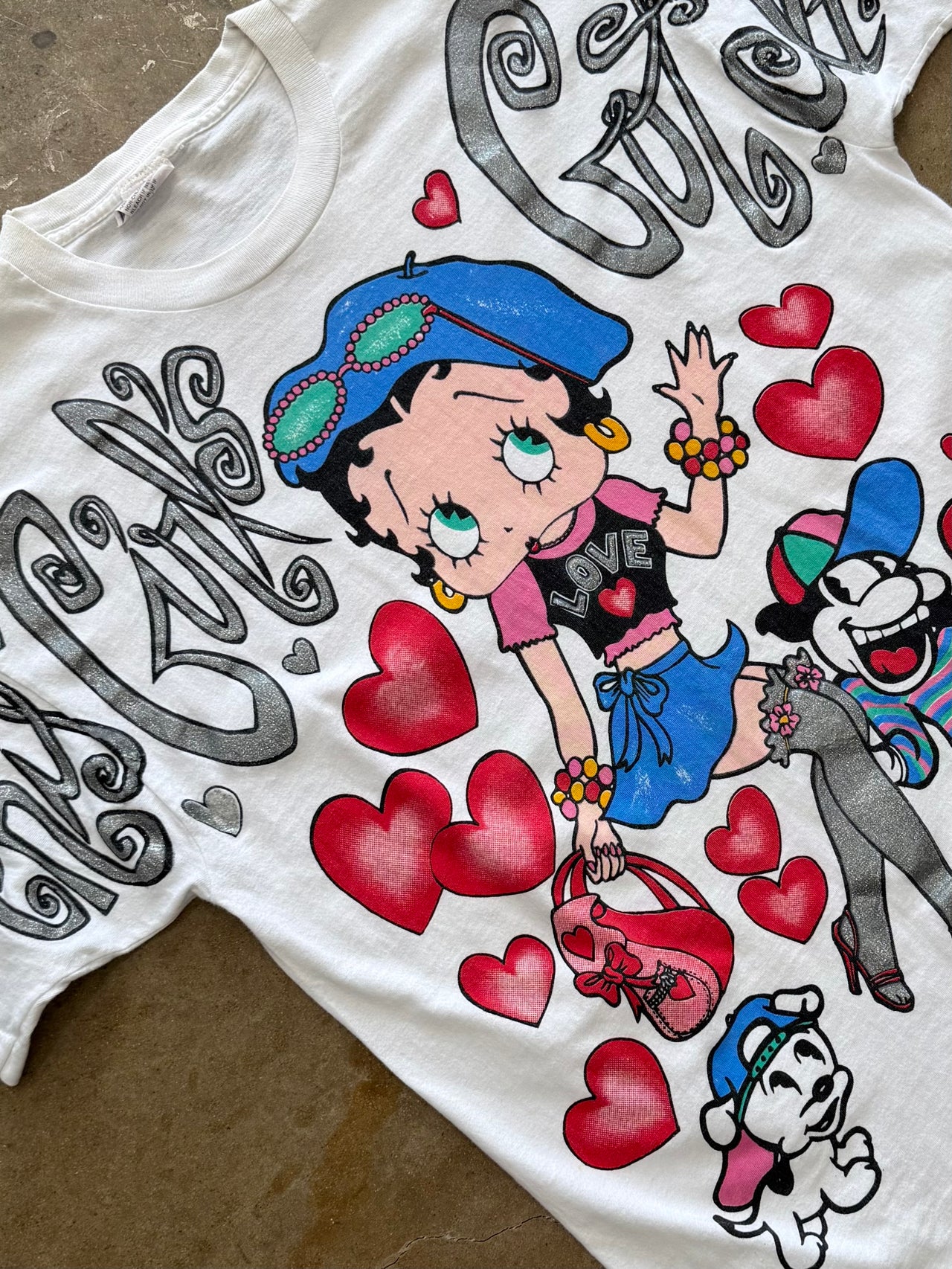 1994 Betty Boop This Girl Got It Heart Tee XL