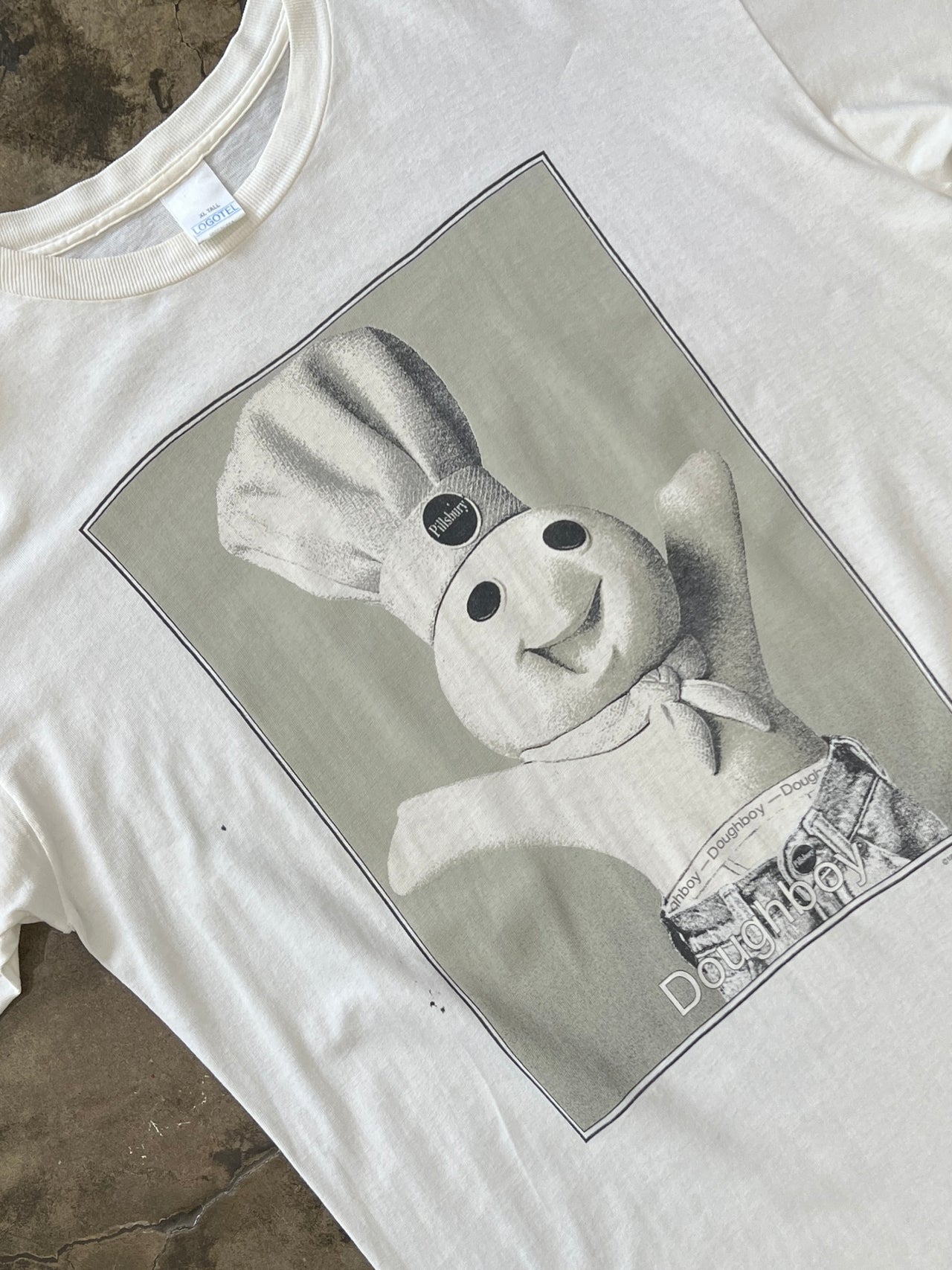 1996 Pillsbury Doughboy Calvin Klein Parody Tee