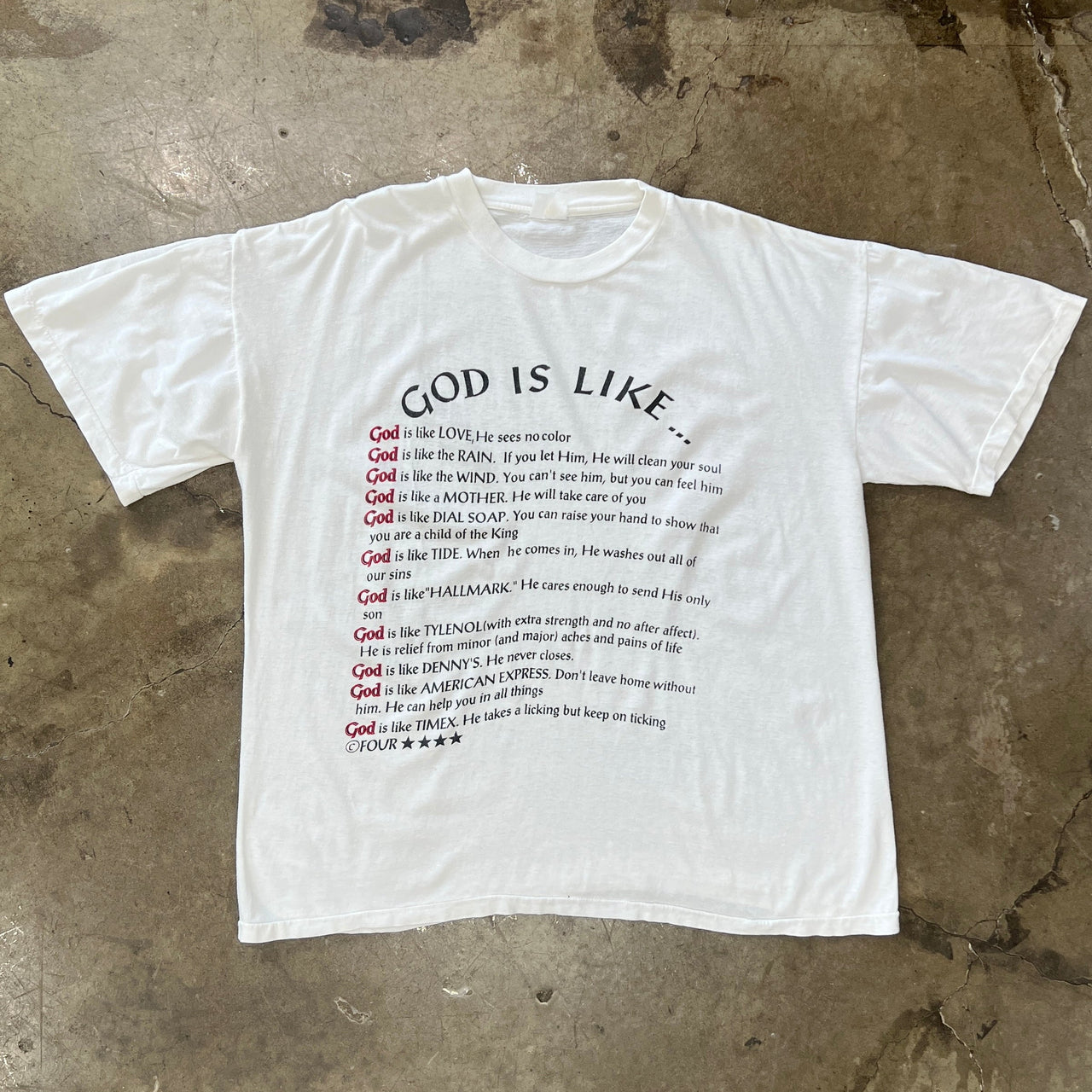 God Is Like Religious Love Jesus Tee