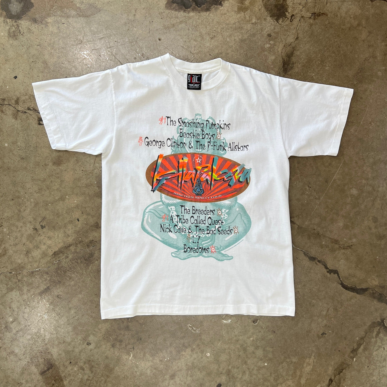 1994 Smashing Pumpkins Lollapalooza Festival Band Tee