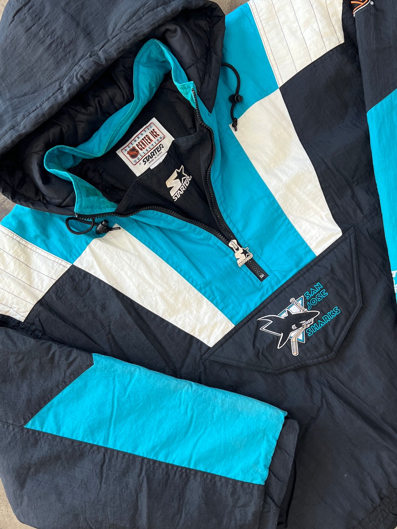 90's San Jose Sharks Starter Hockey Jacket