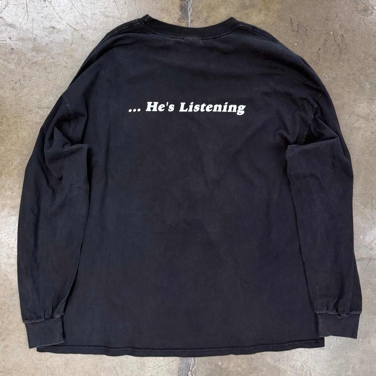2001 God He's Listening Jesus LS Tee