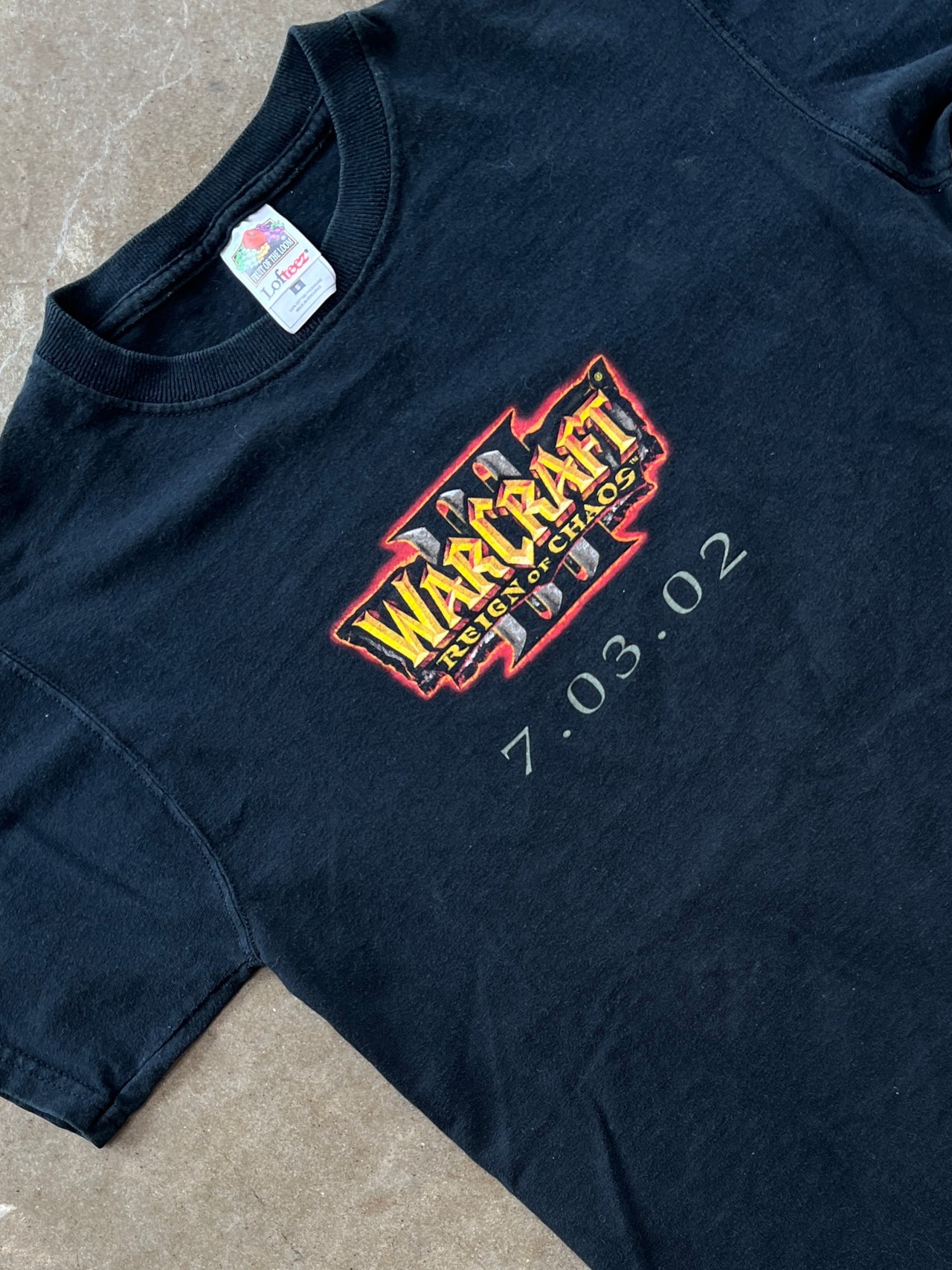 Y2K 2002 Warcraft III Reign of Chaos Blizzard Tee