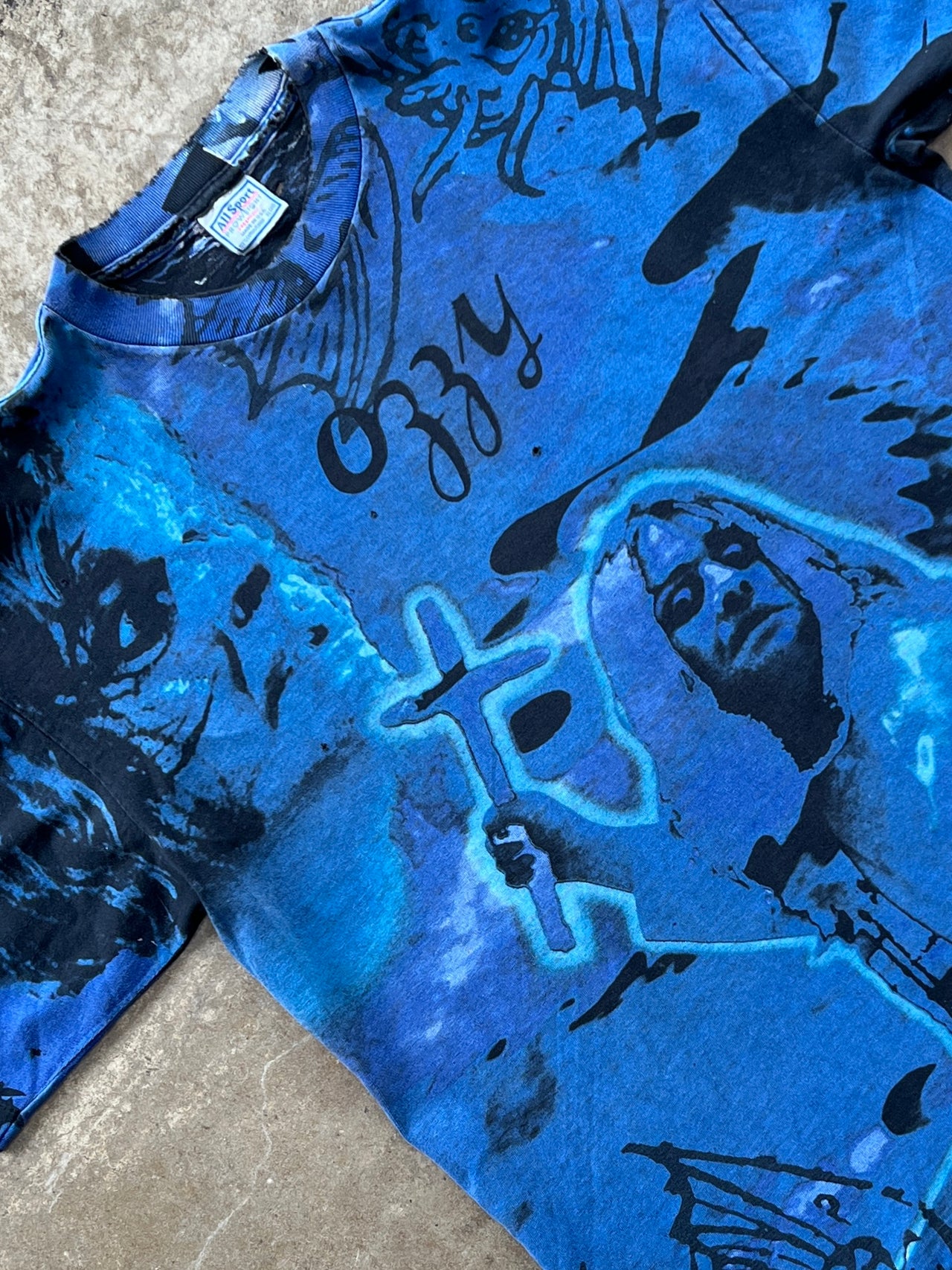 90s Ozzy Osbourne AOP Cross Tee